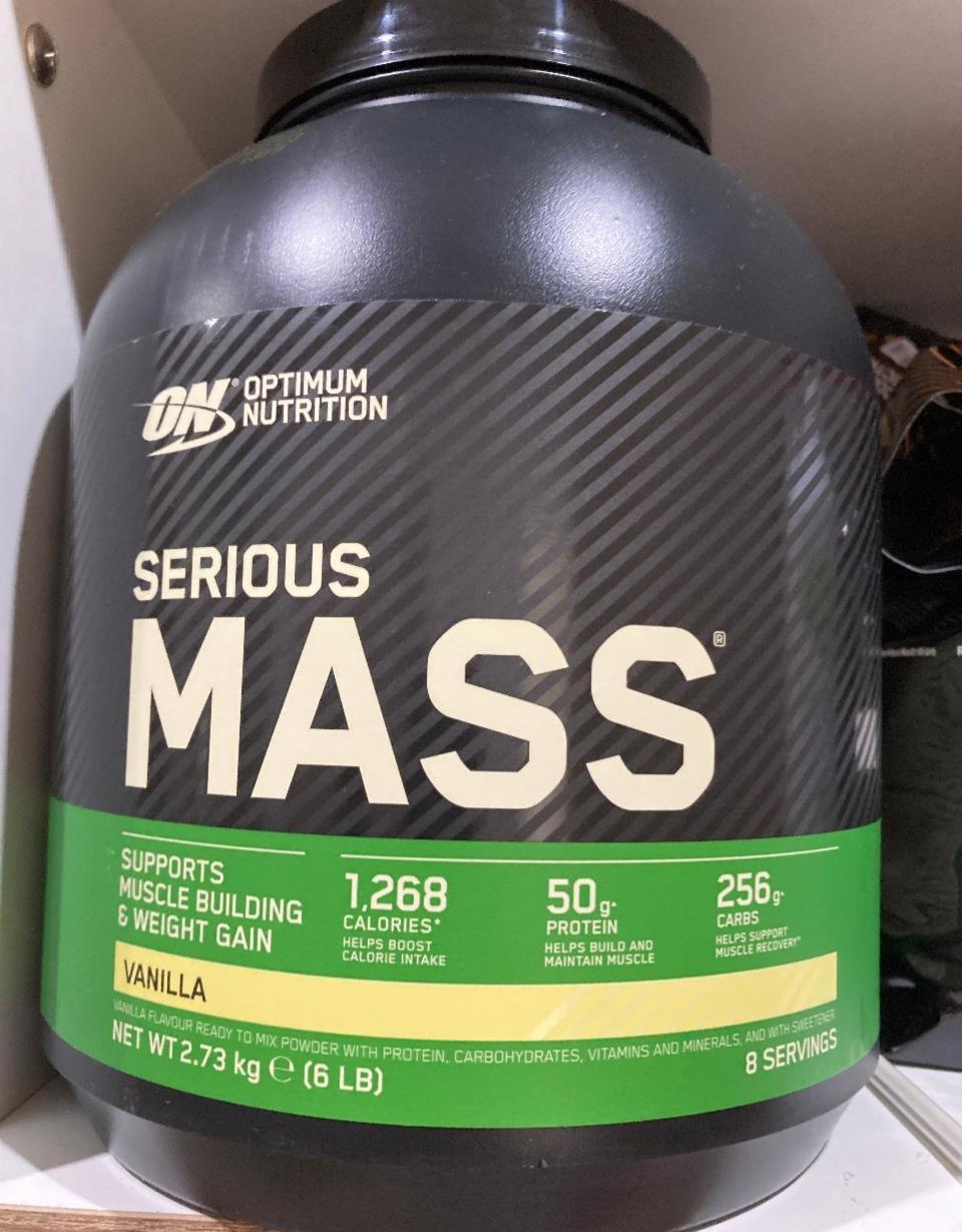 Fotografie - Serious Mass Vanilla Optimum Nutrition