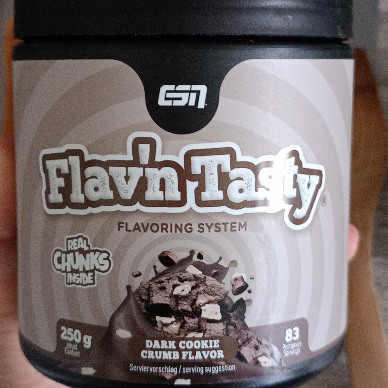 Fotografie - Flav'n Tasty Dark cookie crumb flavor ESN