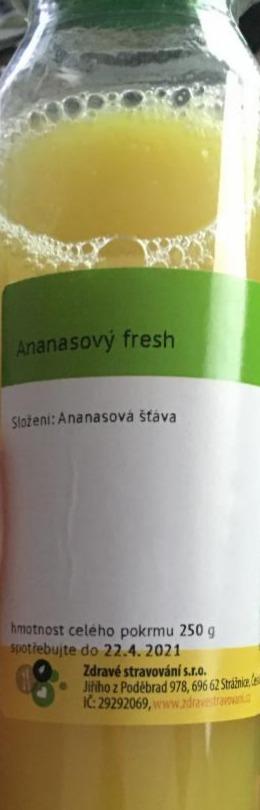 Fotografie - Ananasový Fresh Zdravé Stravování