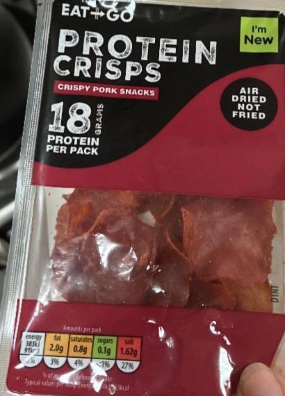 Fotografie - Protein crisps crispy pork snacks Eat&Go