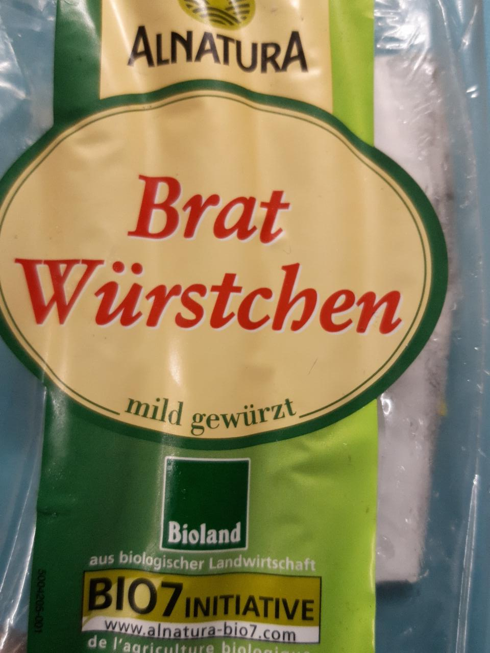 Fotografie - brat wurstchen bio klobásy Alnatura