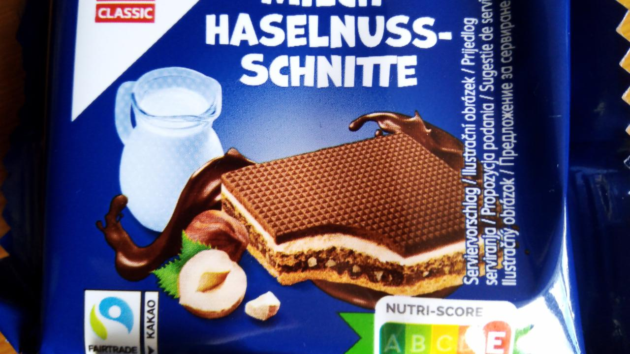 Fotografie - Milch Haselnuss-Schnitte K-Classic