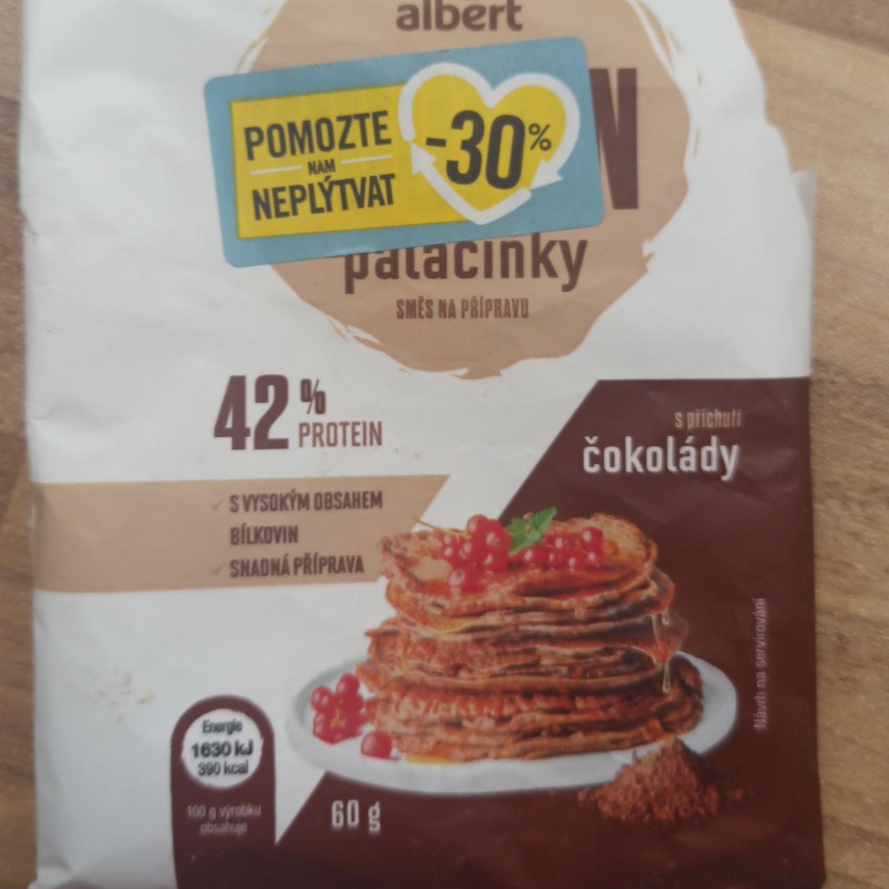 Fotografie - Protein palačinky s příchutí čokolády Albert