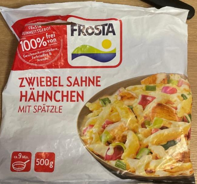 Fotografie - zwiebel sahne hänchen FRoSTA