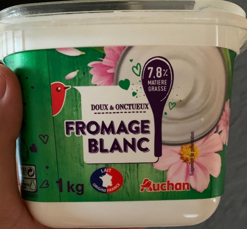 Fotografie - Fromage Blanc 7.8% Auchan