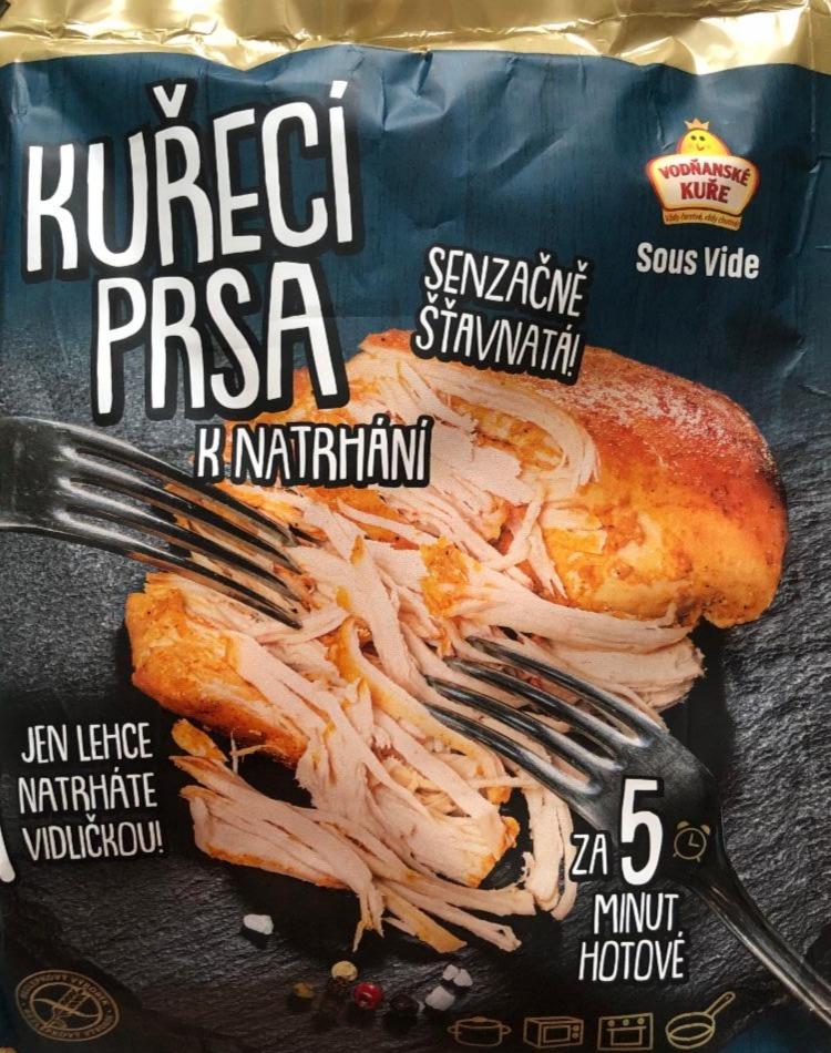 Fotografie - Kuřecí prsa k natrhání Sous Vide Vodňanské kuře