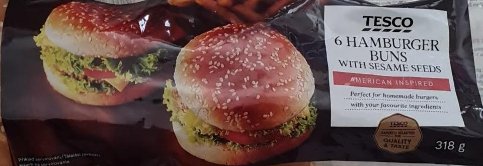 Fotografie - Hanburger Bns with sesame seeds Tesco