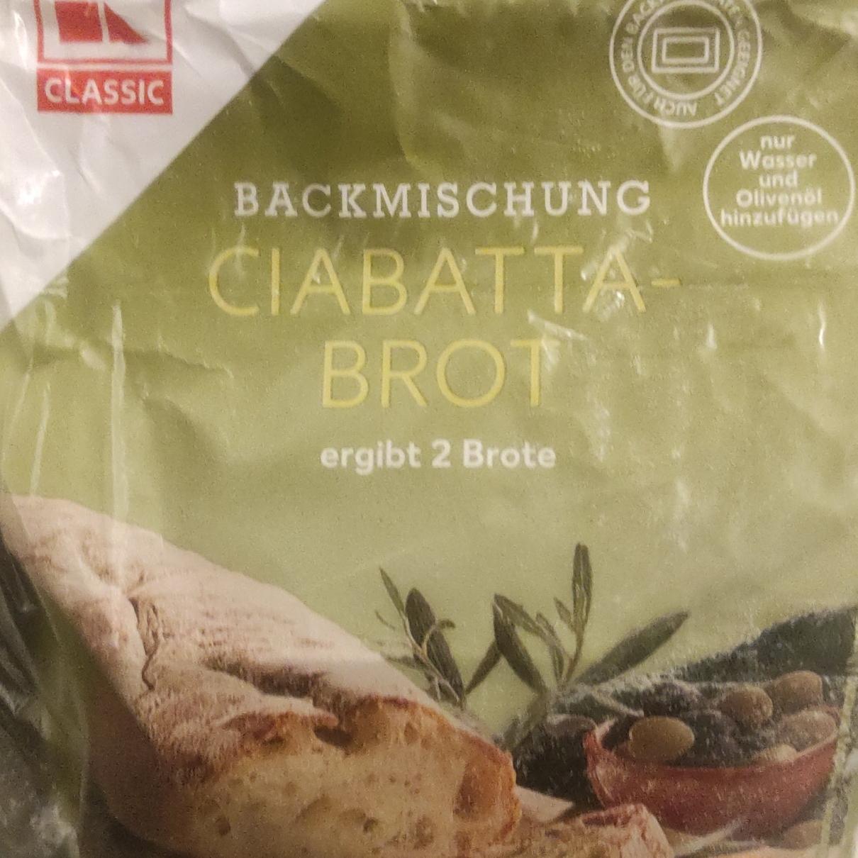 Fotografie - Ciabatta-Brot Backmischung K-Classic