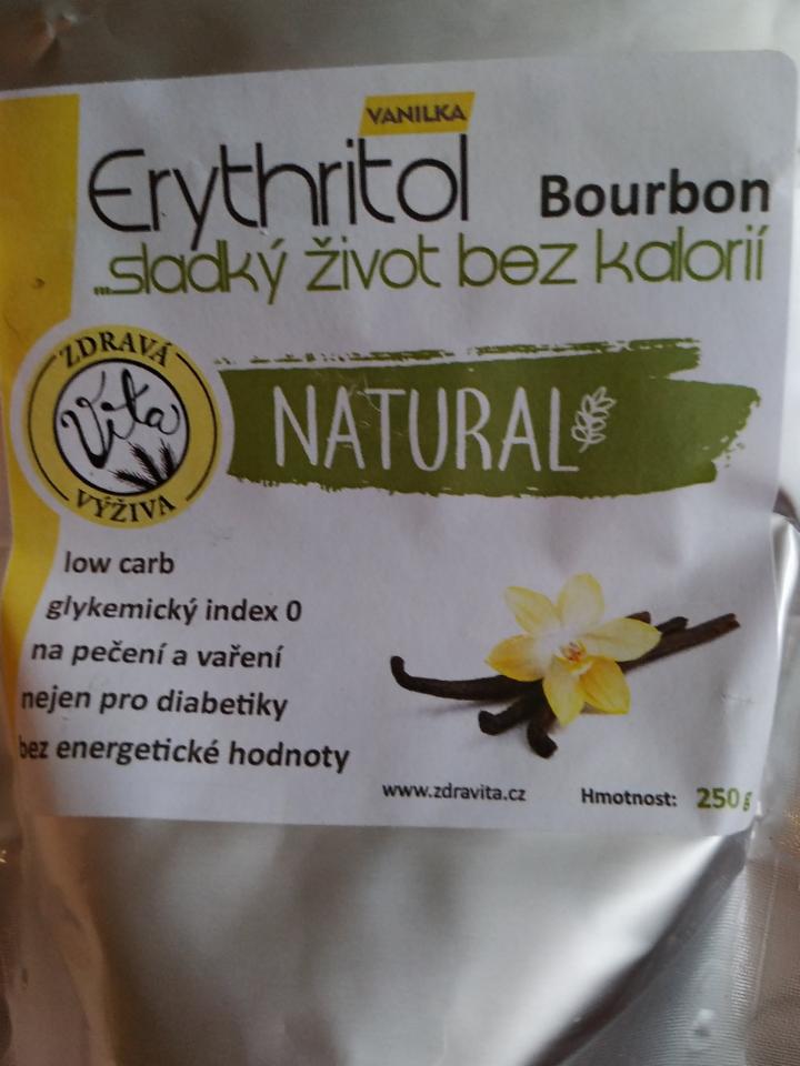 Fotografie - Erythritol Bourbon Vanilka Natural