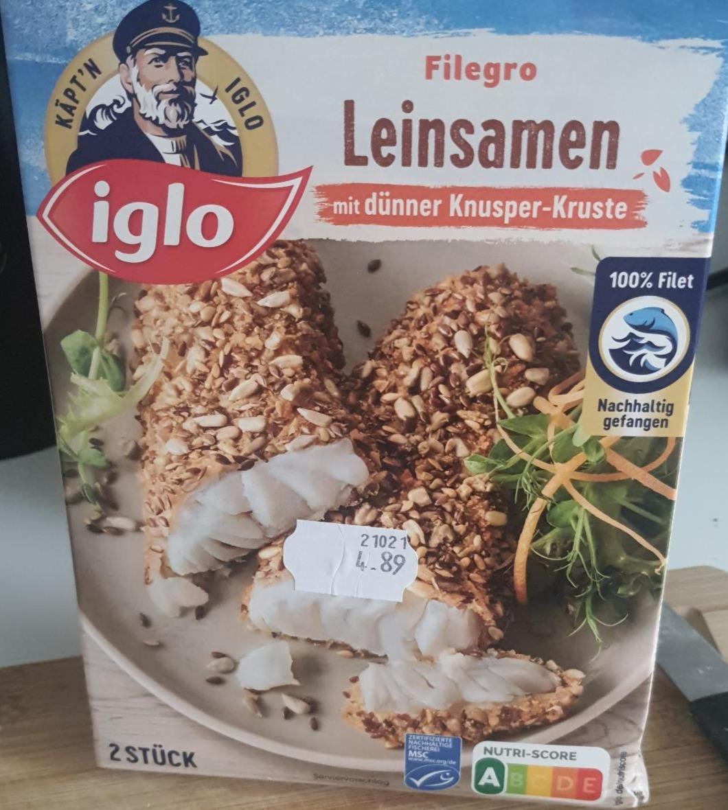 Fotografie - Filegro Leinsamen mit dünner Knusper-Kruste Iglo