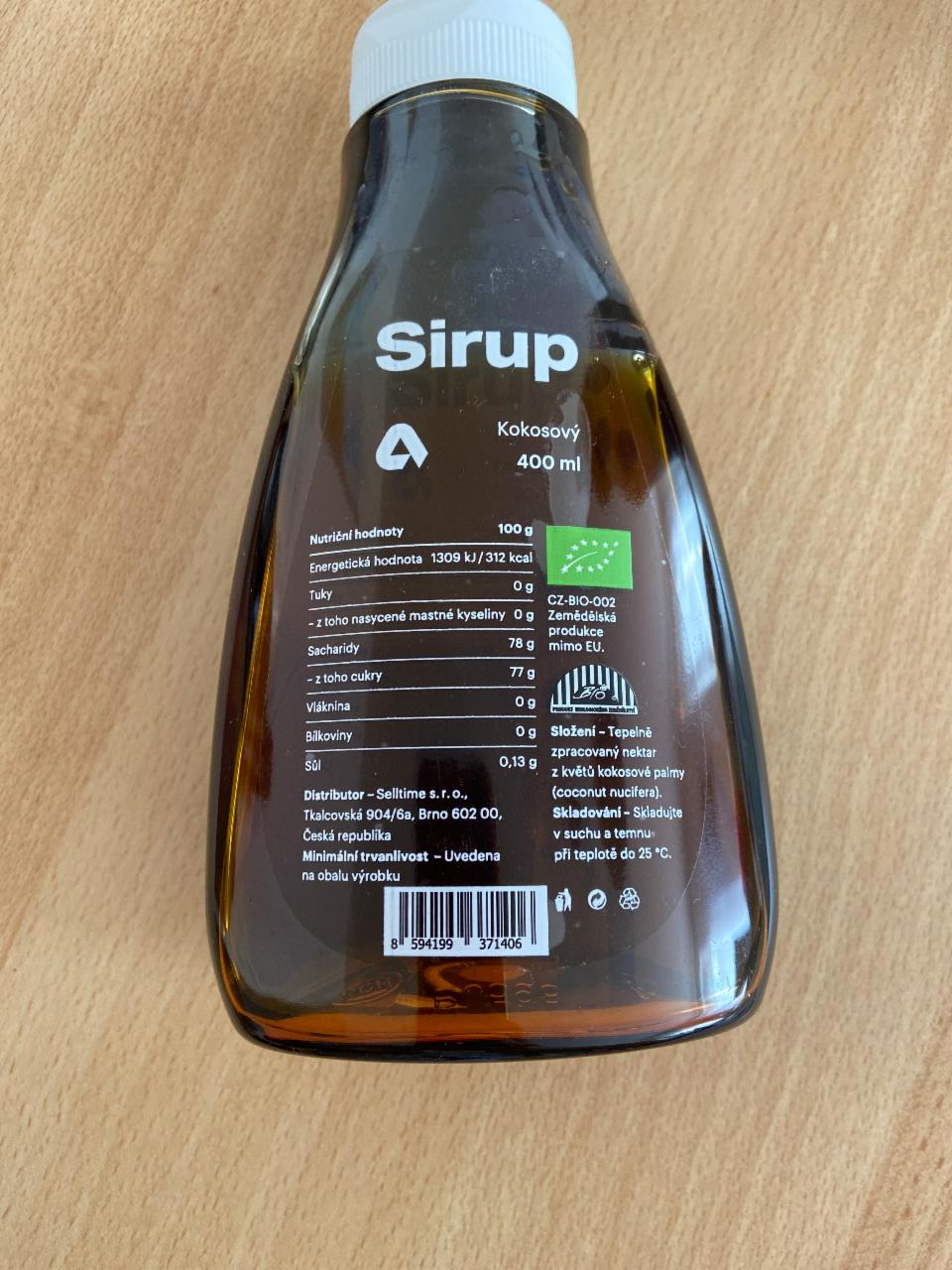 Fotografie - Sirup kokosový Aktin