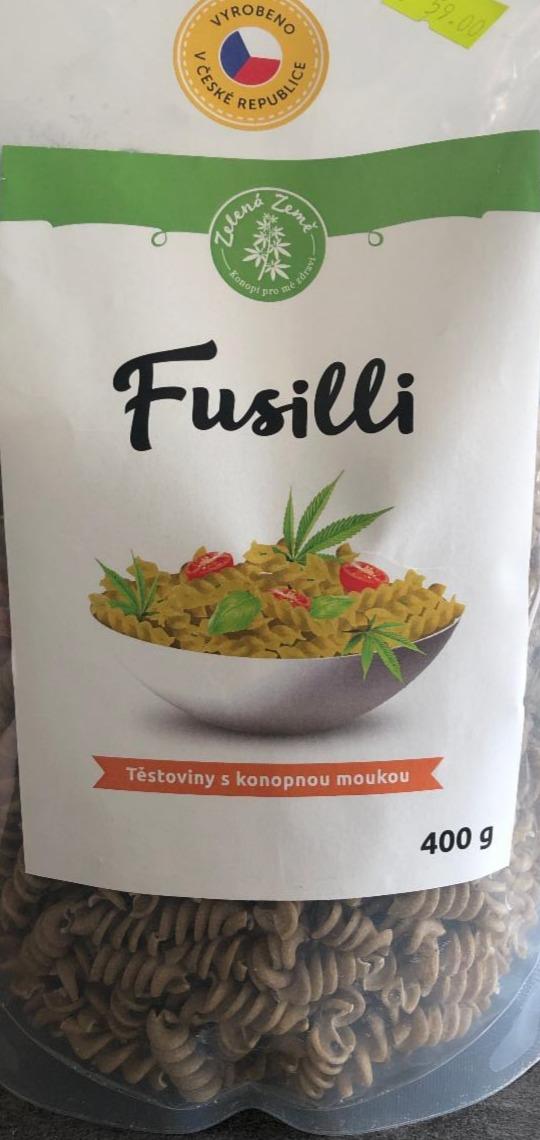 Fotografie - těstoviny s konopnou moukou Fusilli