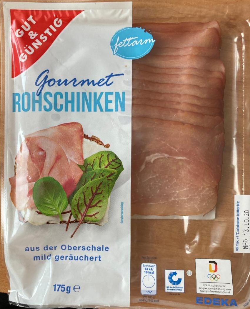 Fotografie - Gourmet Rohschinken Gut & Günstig