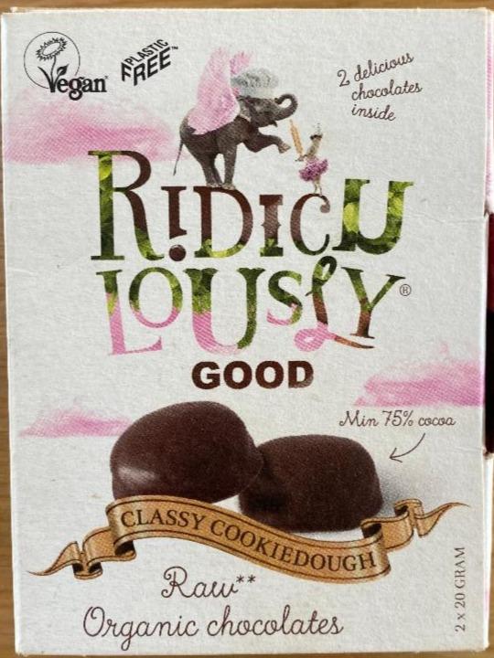 Fotografie - Ridiculously Good Organic Raw Chocolate Classy Cookiedough