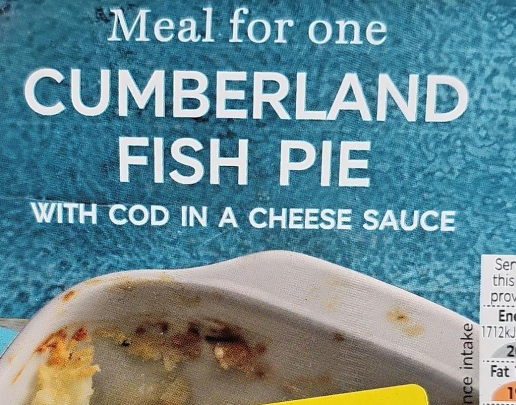 Fotografie - Meal for one cumberland fish pie with cod in a cheese sauce M&S Food