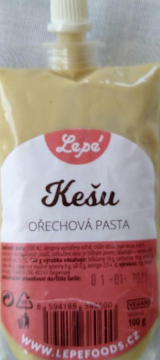 Fotografie - Lepe ořechová pasta Kešu