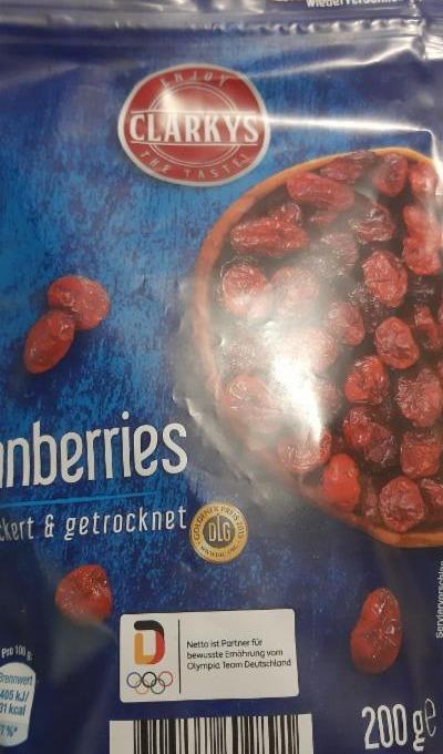 Fotografie - Cranberries gezuckert & getrocknet Clarkys