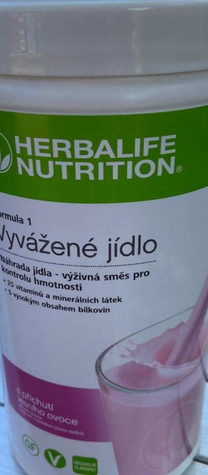 Fotografie - Herbalife F1 lesní ovoce + 250ml mléka