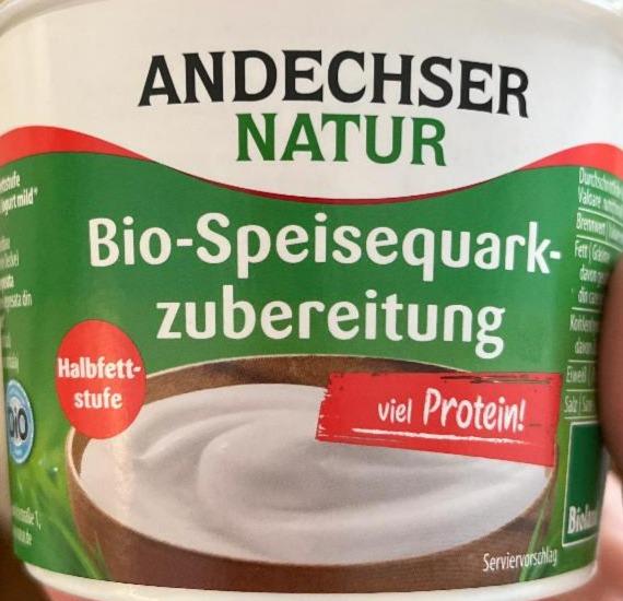 Fotografie - Bio-Speisequark-zubereitung Andechser natur