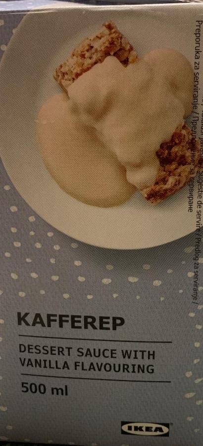 Fotografie - kafferep dessert sauce vanilka