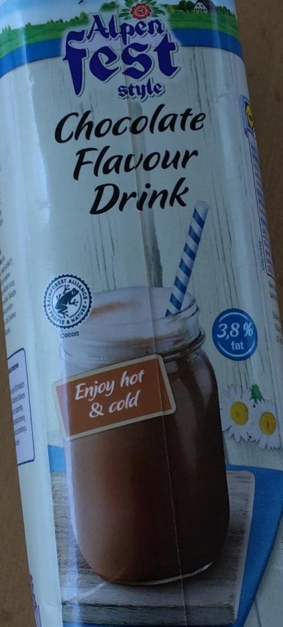 Fotografie - Chocolate flavour drink Alpen fest style