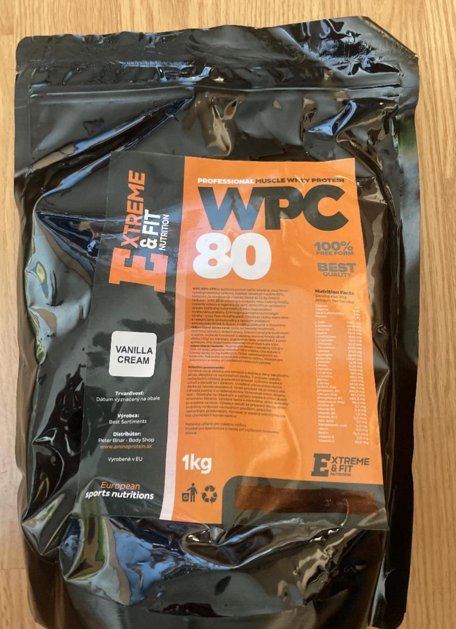 Fotografie - WPC 80 Extreme & Fit Nutrition