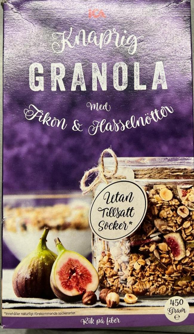 Fotografie - Granola med Fikon & Hasslnötter