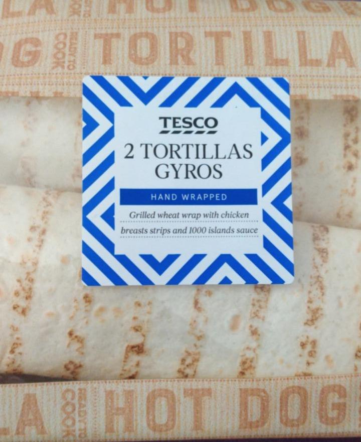 Fotografie - Tortillas Gyros Tesco