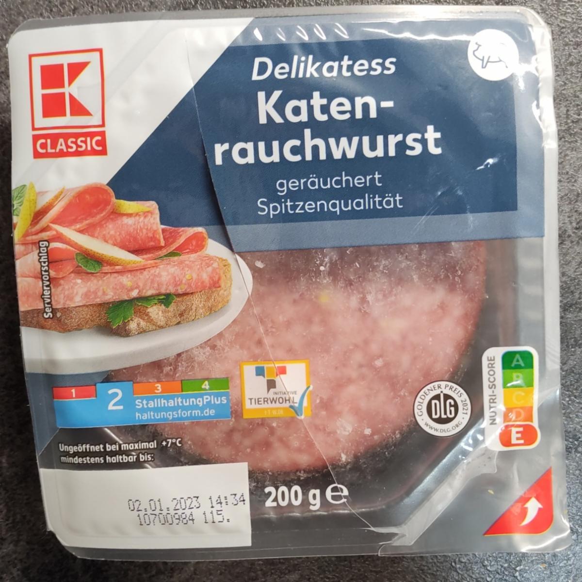 Fotografie - Katen rauchwurst K-Classic