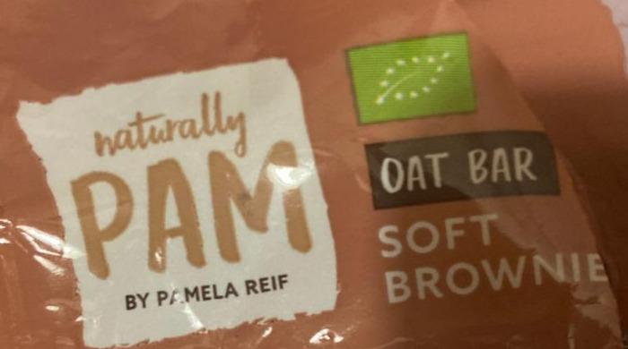 Fotografie - Oat bar soft brownie Naturally Pam