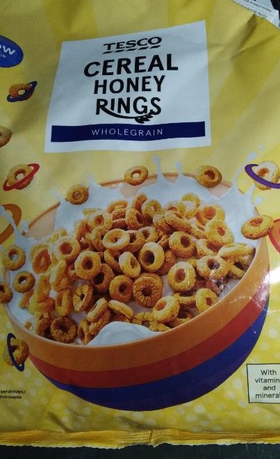 Fotografie - Cereal Honey Rings Tesco