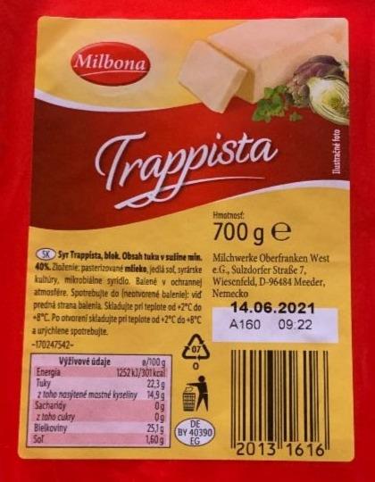 Fotografie - Trappista-Milbona