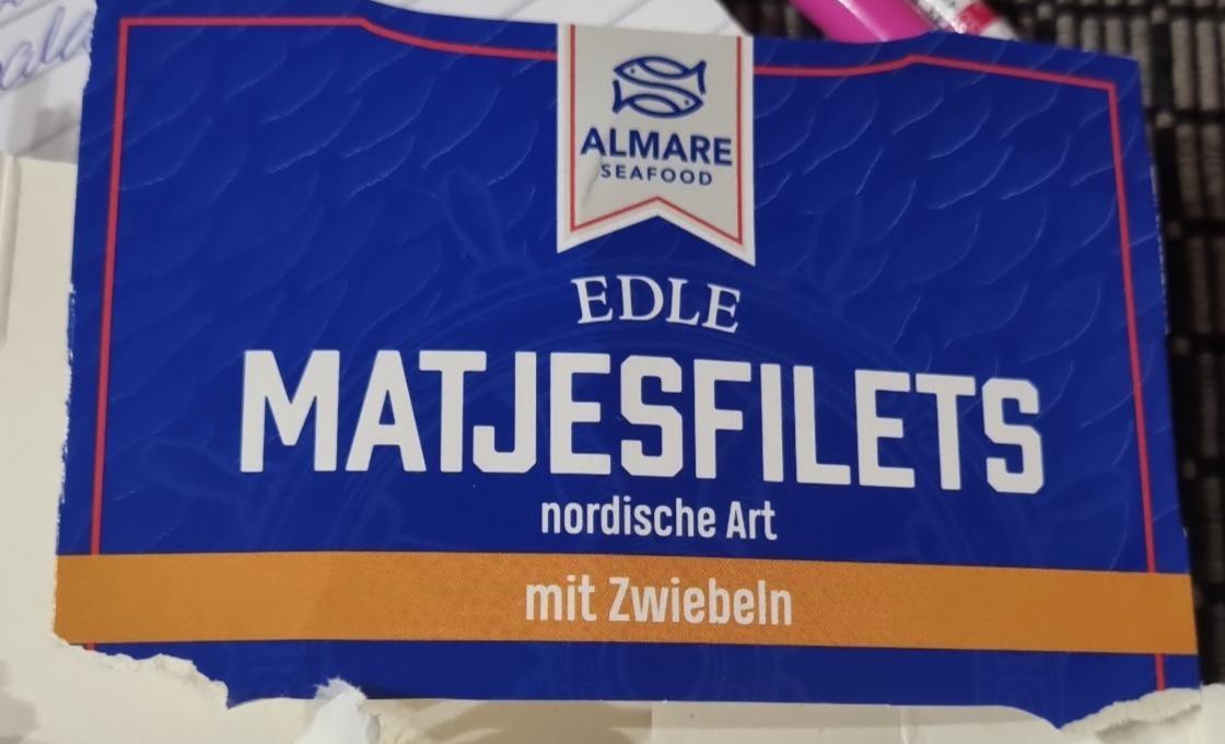 Fotografie - Edle Matjesfilets Nordische Art mit Zwiebeln Almare Seafood