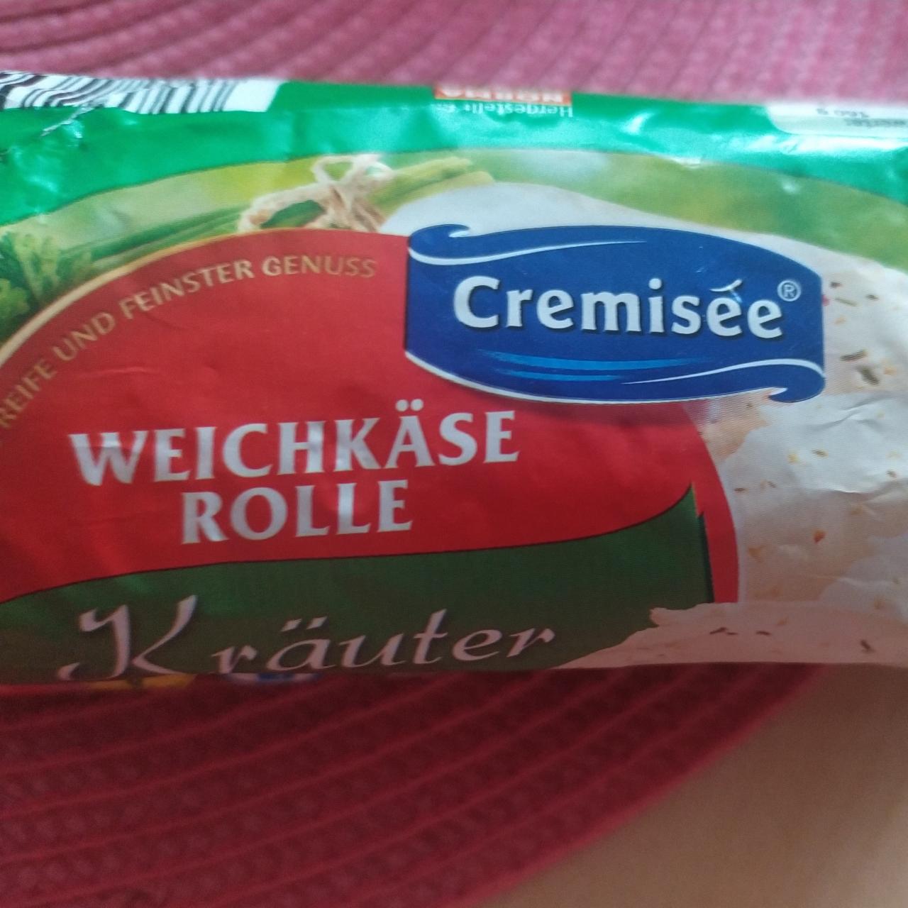 Fotografie - Weichkäse Rolle Kräuter Cremisée