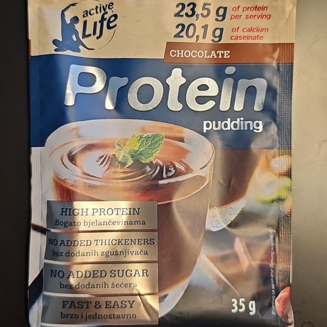 Fotografie - Chocolate protein pudding Active life