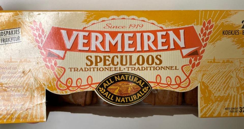 Fotografie - Speculoos traditionnel all natural Vermeiren