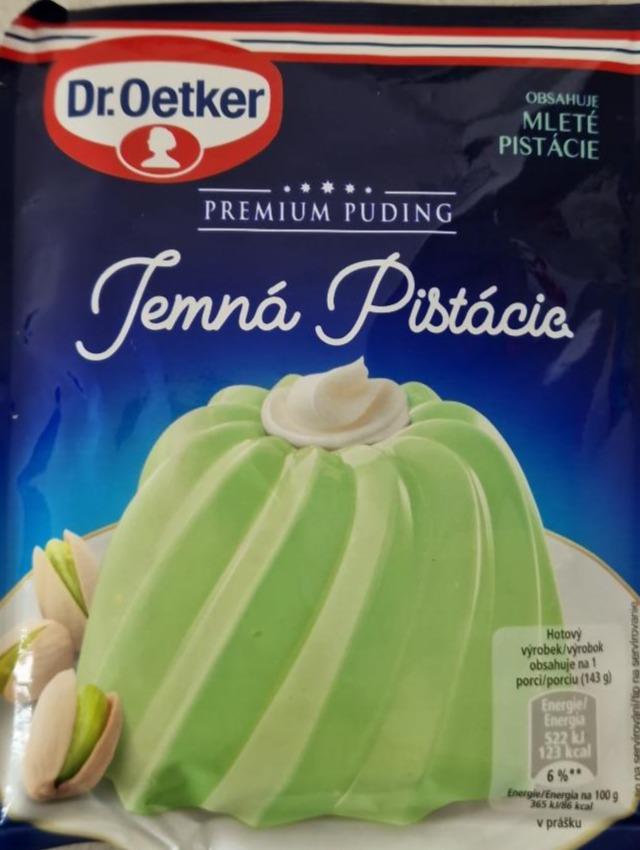 Fotografie - Premium Puding Jemná Pistácie Dr.Oetker