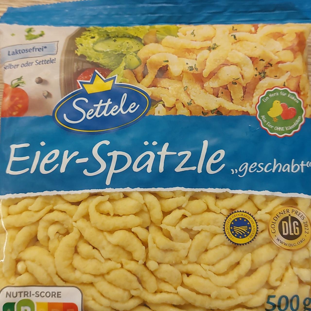 Fotografie - Eier-Spätzle „geschabt“ Settele