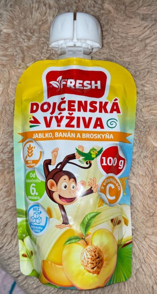 Fotografie - Dojčenská výživa Jablko, Banán a Broskyňa Fresh