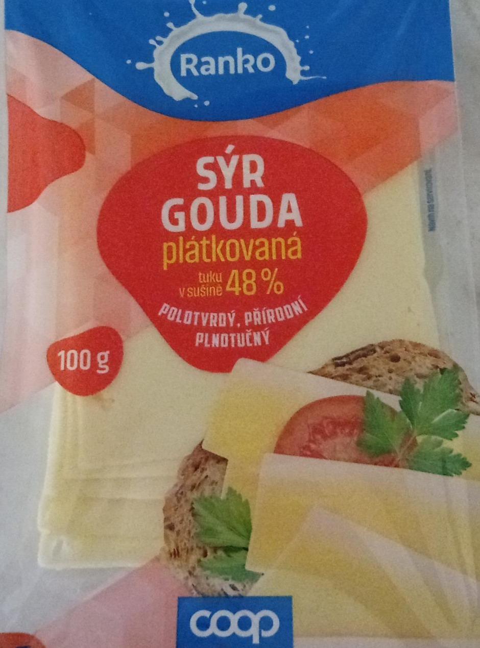 Fotografie - Sýr gouda plátkovaná 48% Ranko