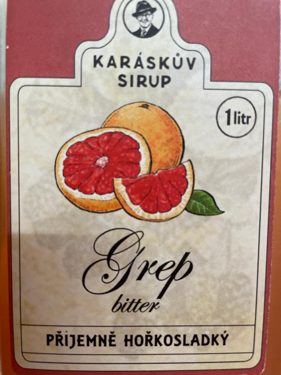 Fotografie - Grep bitter Karáskův sirup