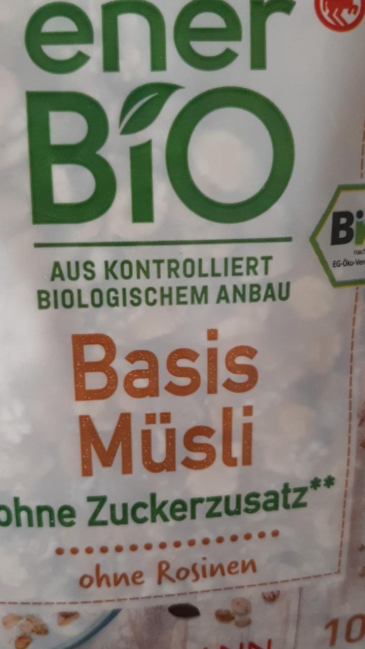 Fotografie - Basis Müsli ohne Rosinen EnerBio