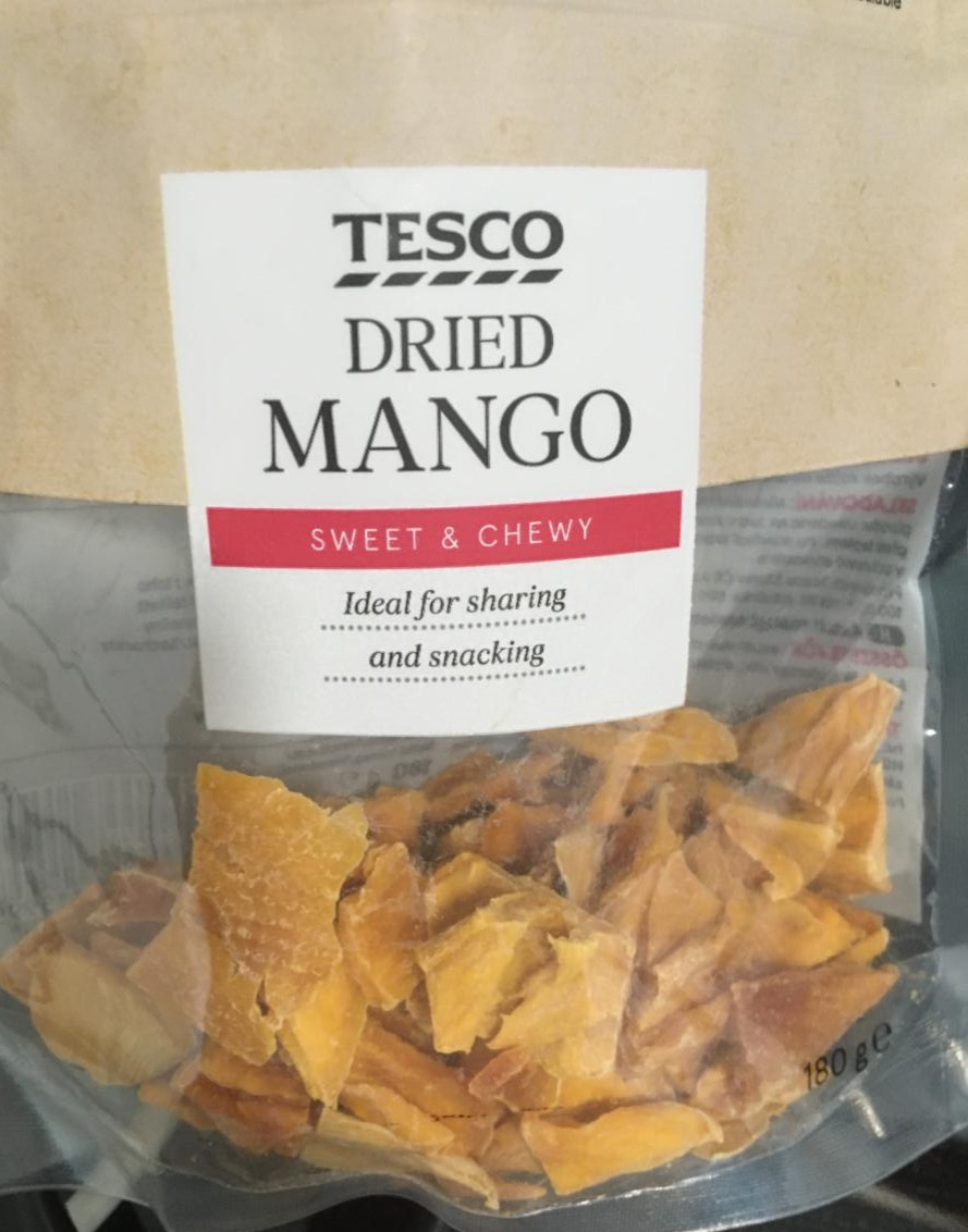 Fotografie - Dried mango sweet & chewy Tesco