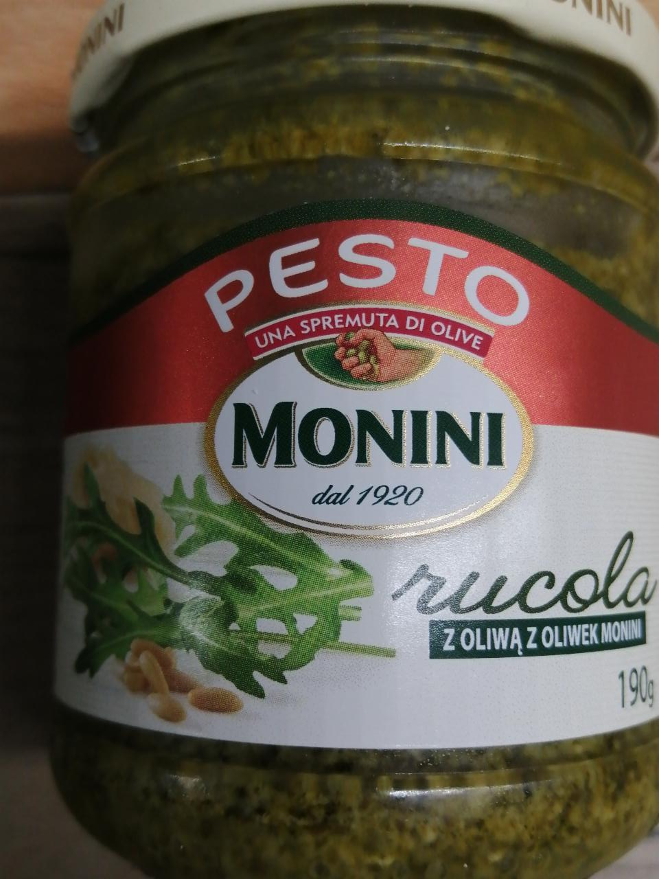 Fotografie - Pesto rucola z oliwa Monini