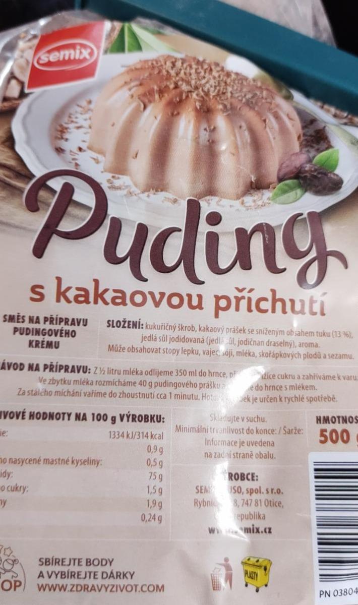 Fotografie - Puding s kakaovou příchutí Semix