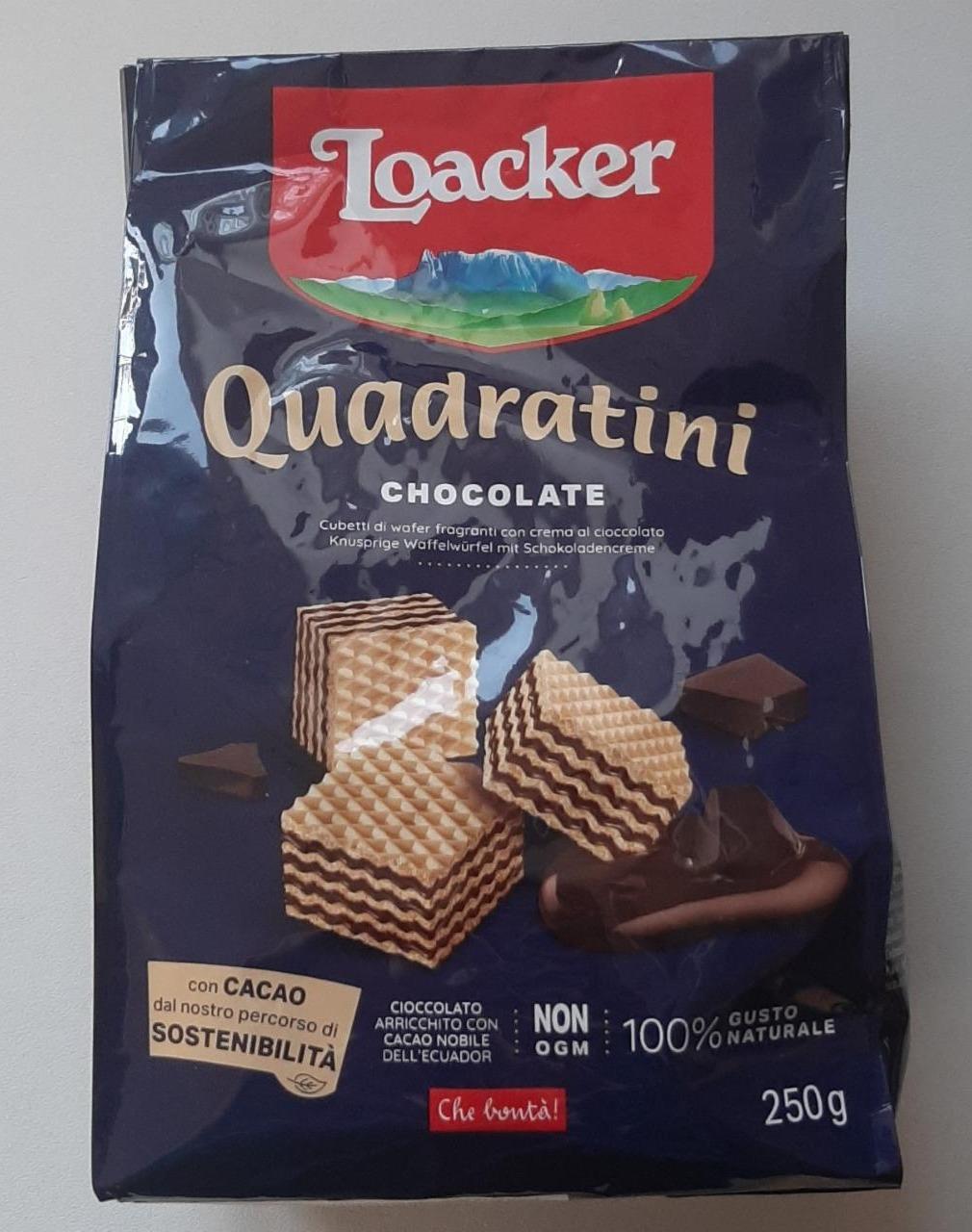 Fotografie - Quadratini chocolate Loacker