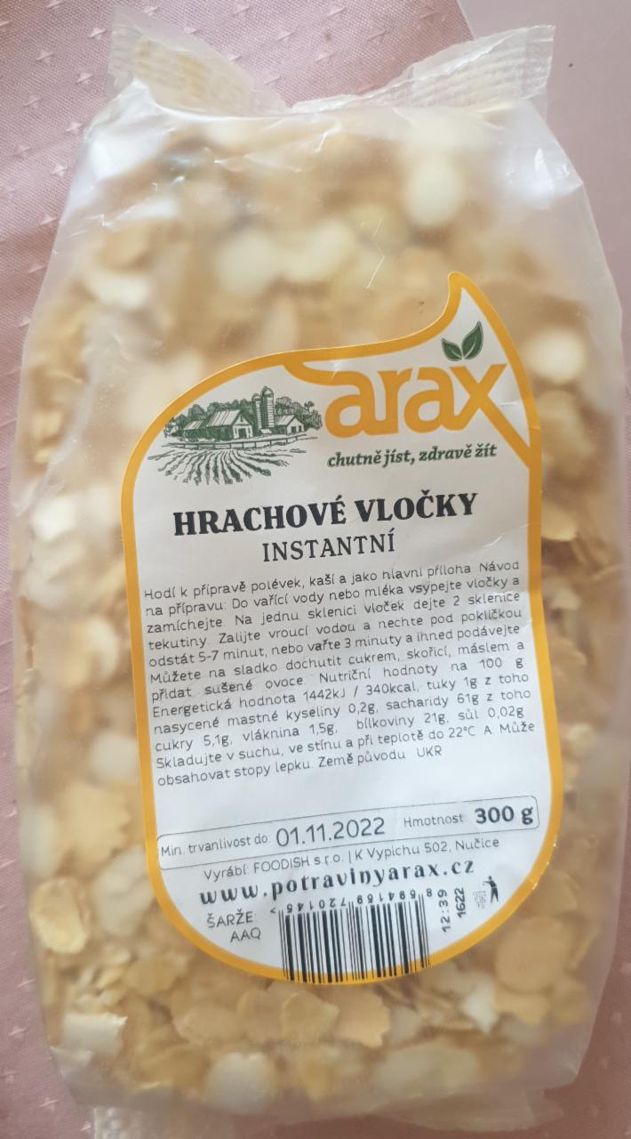 Fotografie - hrachové vločky instantní Arax