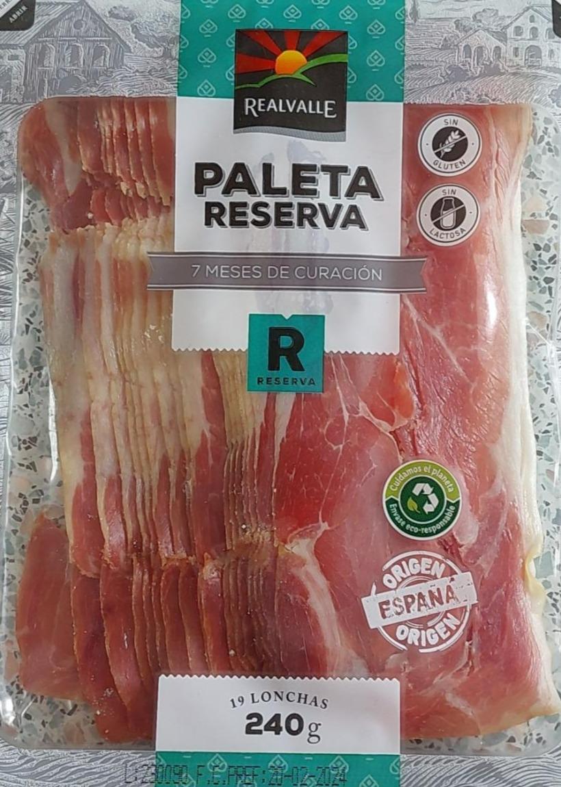 Fotografie - Paleta reserva Realvalle