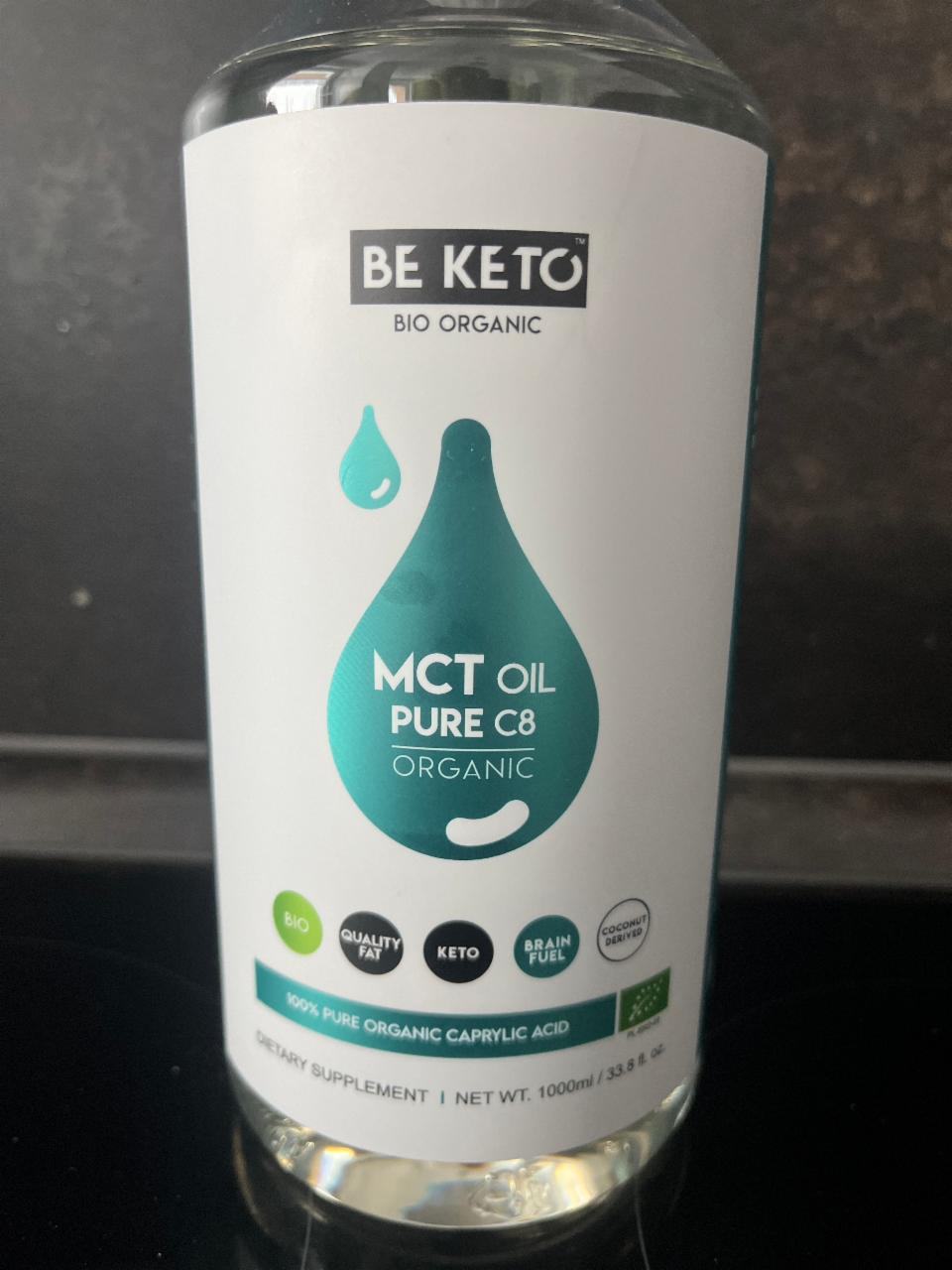 Fotografie - MCT oil pure c8 organic BeKeto