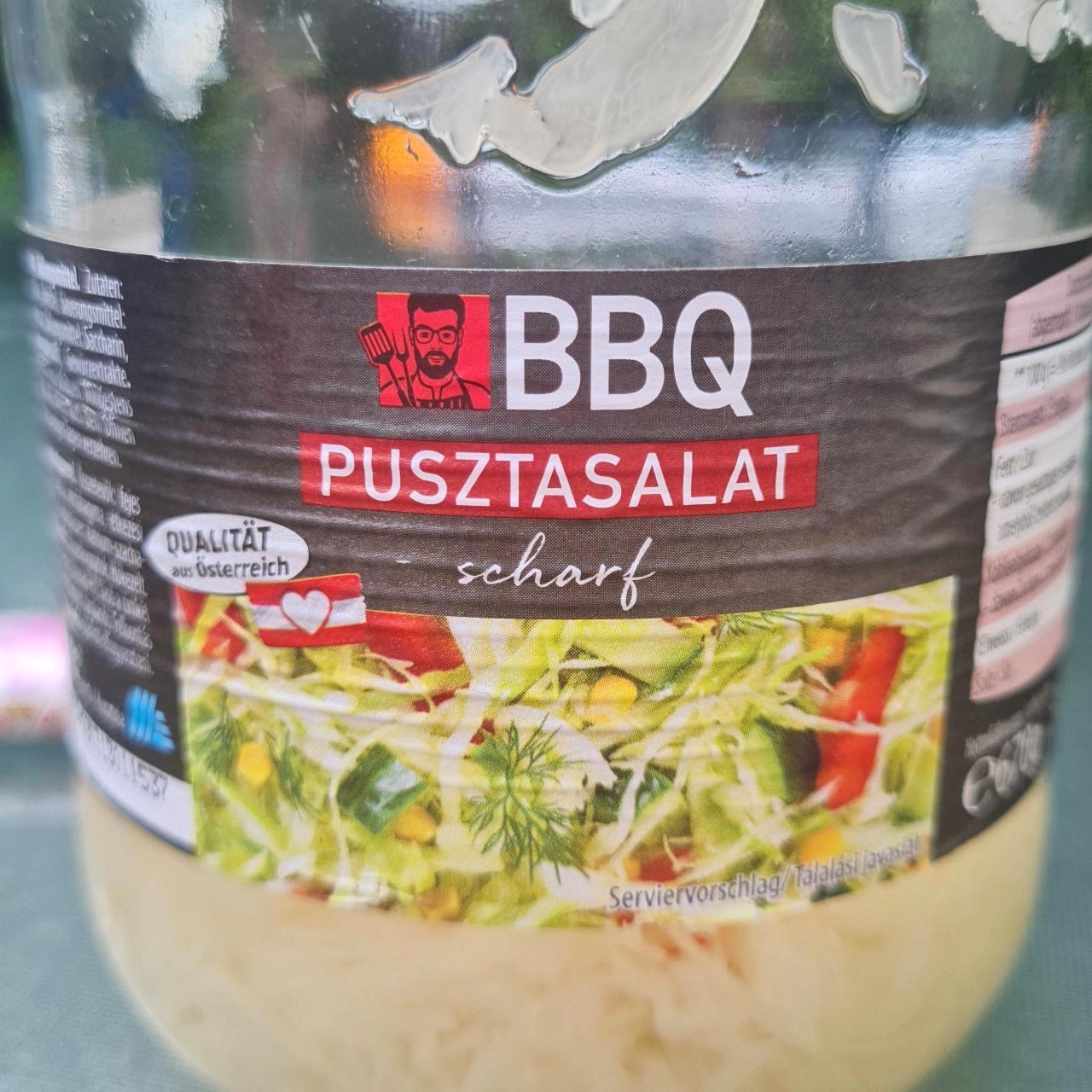 Fotografie - Pusztasalat scharf mit süßungsmittel BBQ